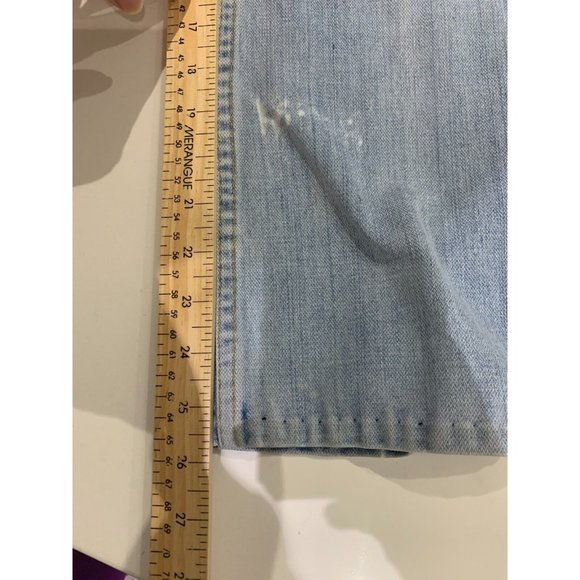 Vintage 1970s? 80s? women's GWG Denim flare Leg Made In Canada Hippie jeans 30" - Picture 15 of 16